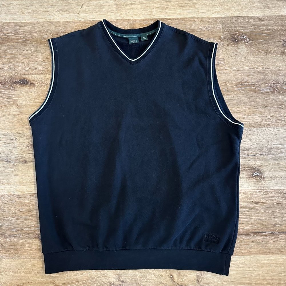 HUGO BOSS GREEN LABEL GOLF SWEATER VEST V-NECK